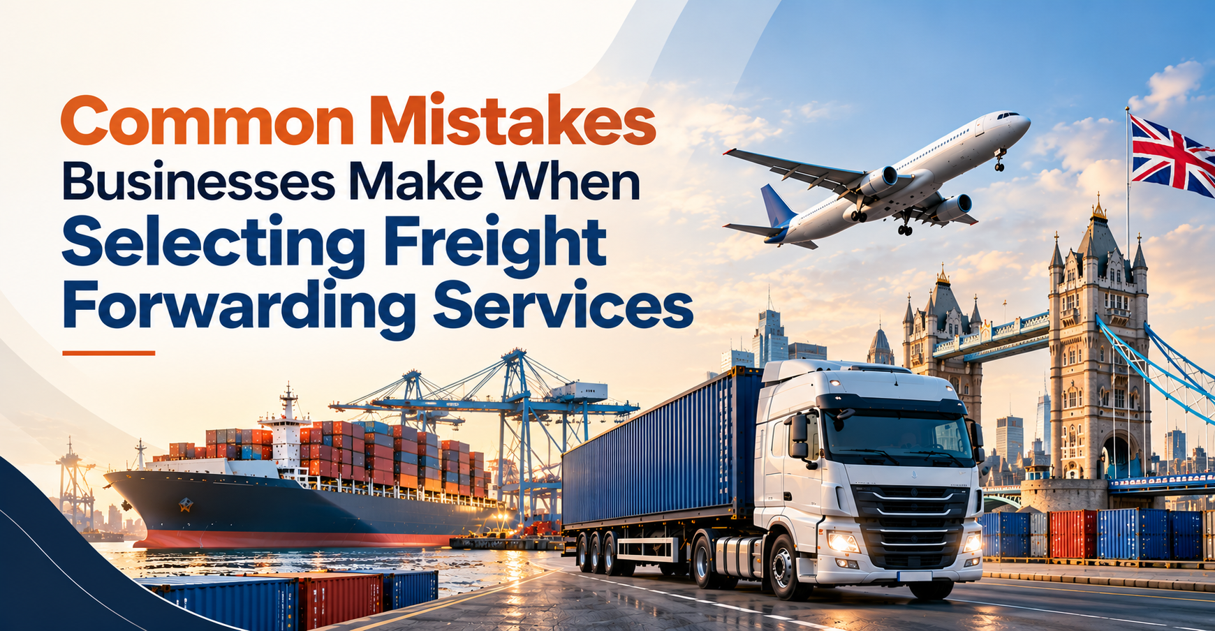Common mistakes to avoid when choosing a freight forwarder UK for business shipping
