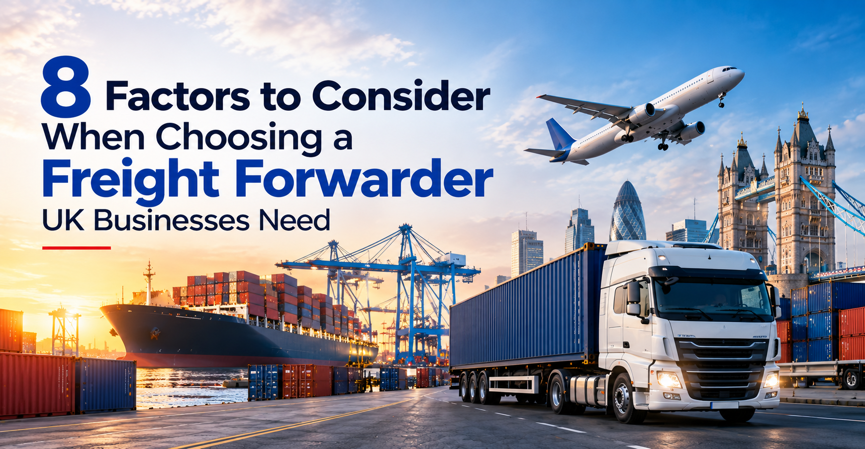 8 key factors to consider when selecting a freight forwarder UK for your business
